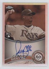 2011 Topps Chrome Rookie Auto Sepia Refractor 30/99 Alex Cobb #207 Auto 6u5