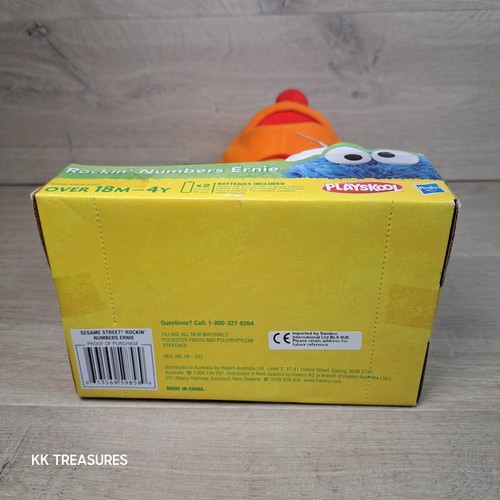 Sesame Street Rockin' Numbers Ernie Talking Singing Plush Toy Hasbro Playskool - Picture 11 of 13