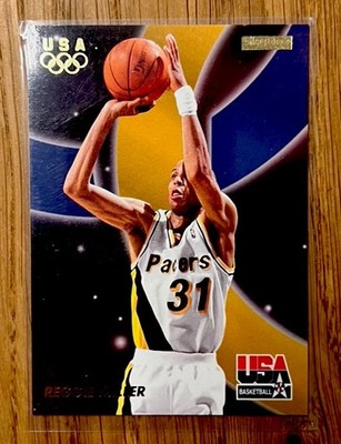 1996 Fleer / Skybox USA Basketball (U.S. Olympic Team) - Reggie Miller # 14