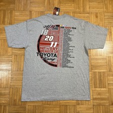 2008 Chase Authentics NASCAR Toyota Racing Joe Gibbs Tour Shirt
