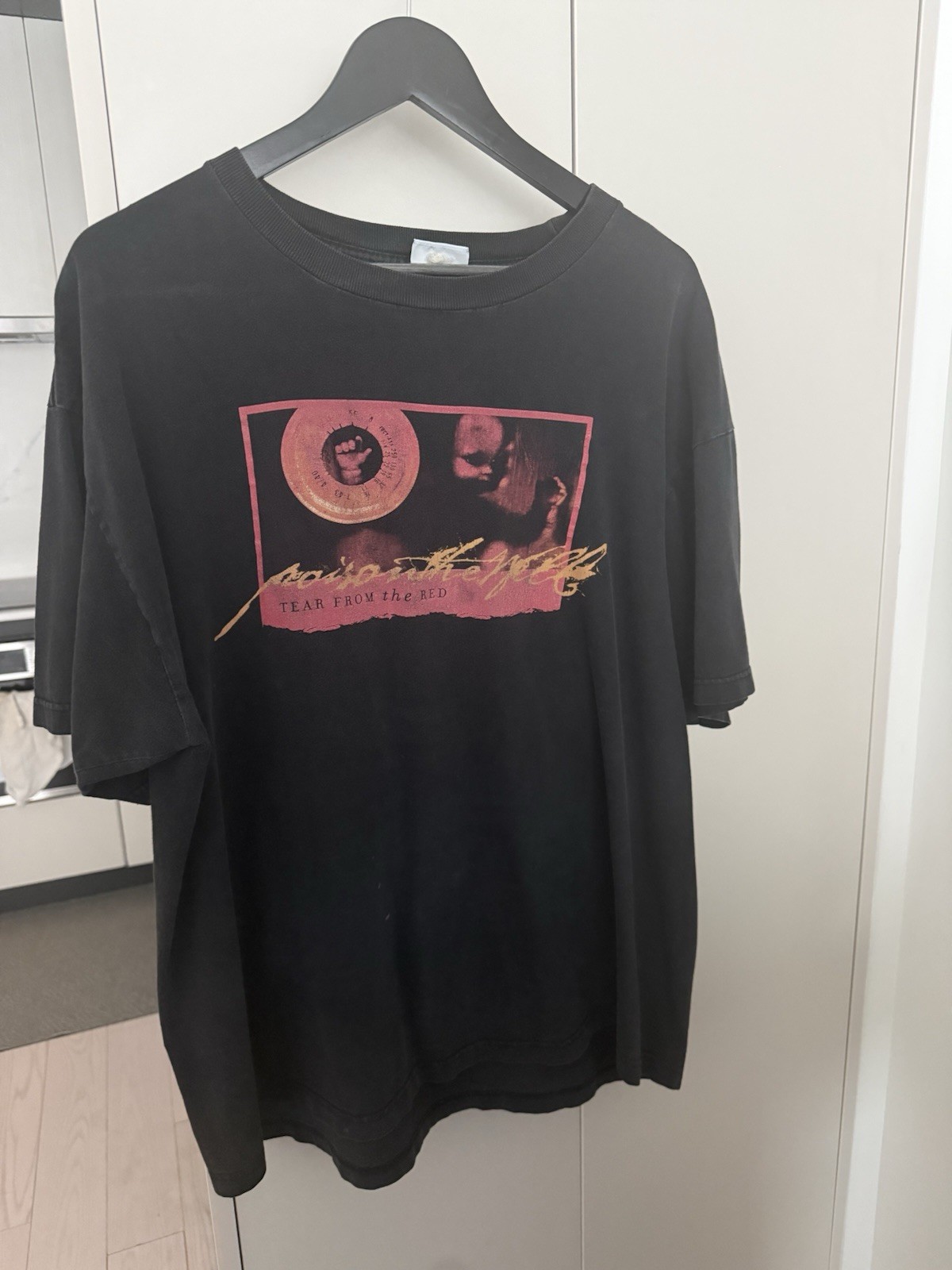 Poison The Well Tear From the Red Vintage T Shirt Blue Grape XL Rare Faded 2000s