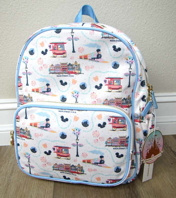 Disney x Stoney Clover Lane Disneyland Main Street Mini Backpack White. $_12.JPG?set_id=880000500F main image 2