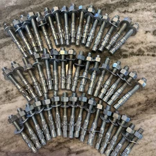 (QTY 47) 3/8" x 3 3/4" Concrete Wedge Anchor