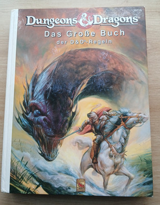 Das Große Buch der D&D Regeln, TSR, Dungeons&Dragons, deutsch!, Selten!