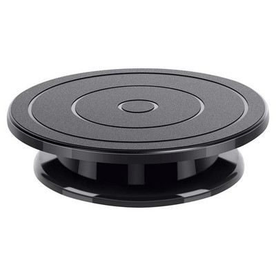 11 Zoll drehbarer Drehteller Formierrad drehbarer Kuchen Drehteller schwarz9396