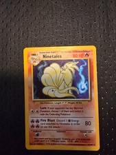 Pokémon TCG Ninetales Base Set 12/102 Holo 1999-2000 Wizards Base Set Copyright on eBay