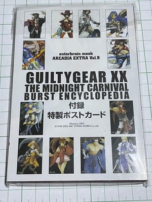Guilty Gear Postkarte Sammlerstück Kunst mit ikonischen Charakteren und Designs
