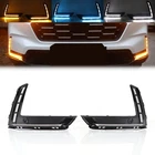 LED DRL Daytime Running Fog Lights Turn Signal Lamp for Honda CR-V CRV 2023 2024