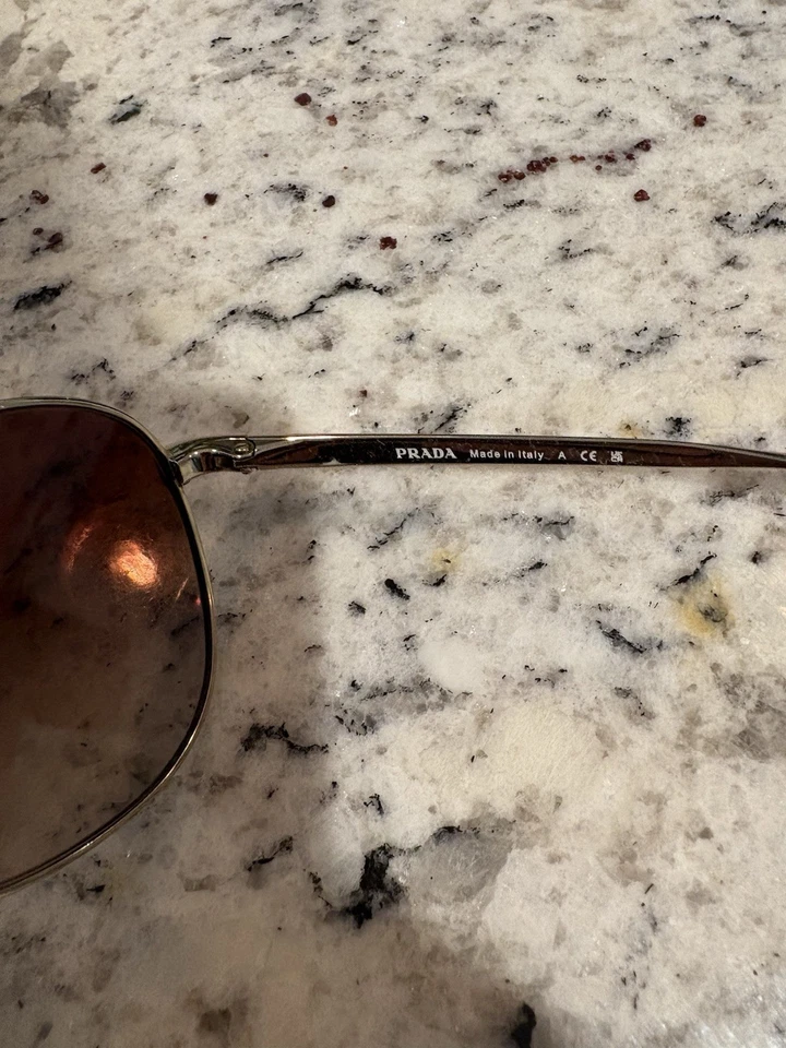 Gafas de sol PRADA serie #SPR 70V 56 16 ZVN-6S1 135 3N auténticas Italia Foto 3 de 4