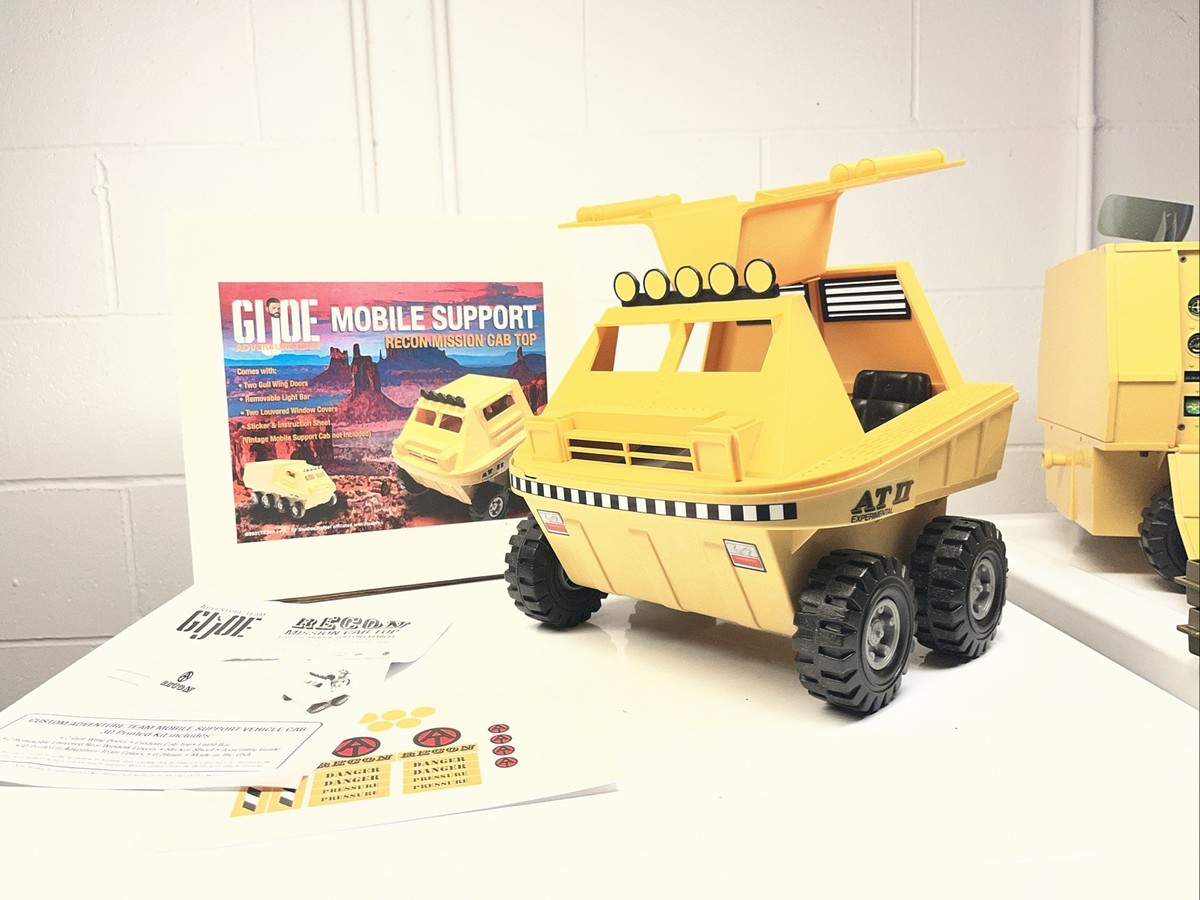 Vintage GI Joe Action Adventure team mobile support vehicle AT II