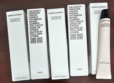 5 Grown Alchemist Skin Defense Primer 12mL/0.4oz each, total  60ml/2oz sealed