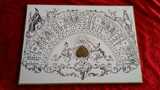 Wooden Ouija Board Casting & Small Planchette seance magic