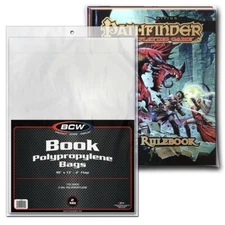 100 BCW Role Playing Game Books & Manuals Storage Bags 10x13 Poly Acid Free