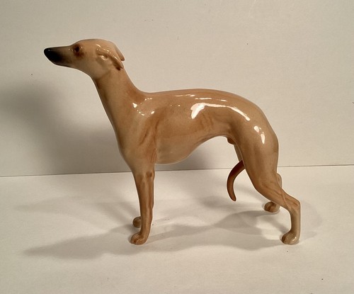 Vintage Beswick Windhund/Whippet 5,5" lang 4,75" groß Porzellan Porzellan China - Bild 2 von 12