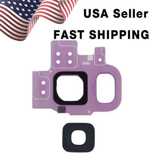 Rear Back Camera Glass Lens Cover Metal Frame For Samsung Galaxy S9 - Picture 9 of 13