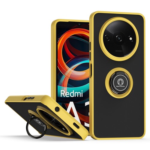 For XiaoMi RedMi A3, Luxury Hybrid Armor Ring Holder Magnetic Hard Case Cover - 第 9/21 張圖片