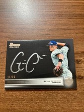 2012 Bowman Black Collection Autographs #GC Gavin Cecchini (17/25) Mets