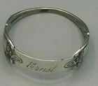Lunt Monticello Sterling Silver Napkin Ring "Ernst" name engraving