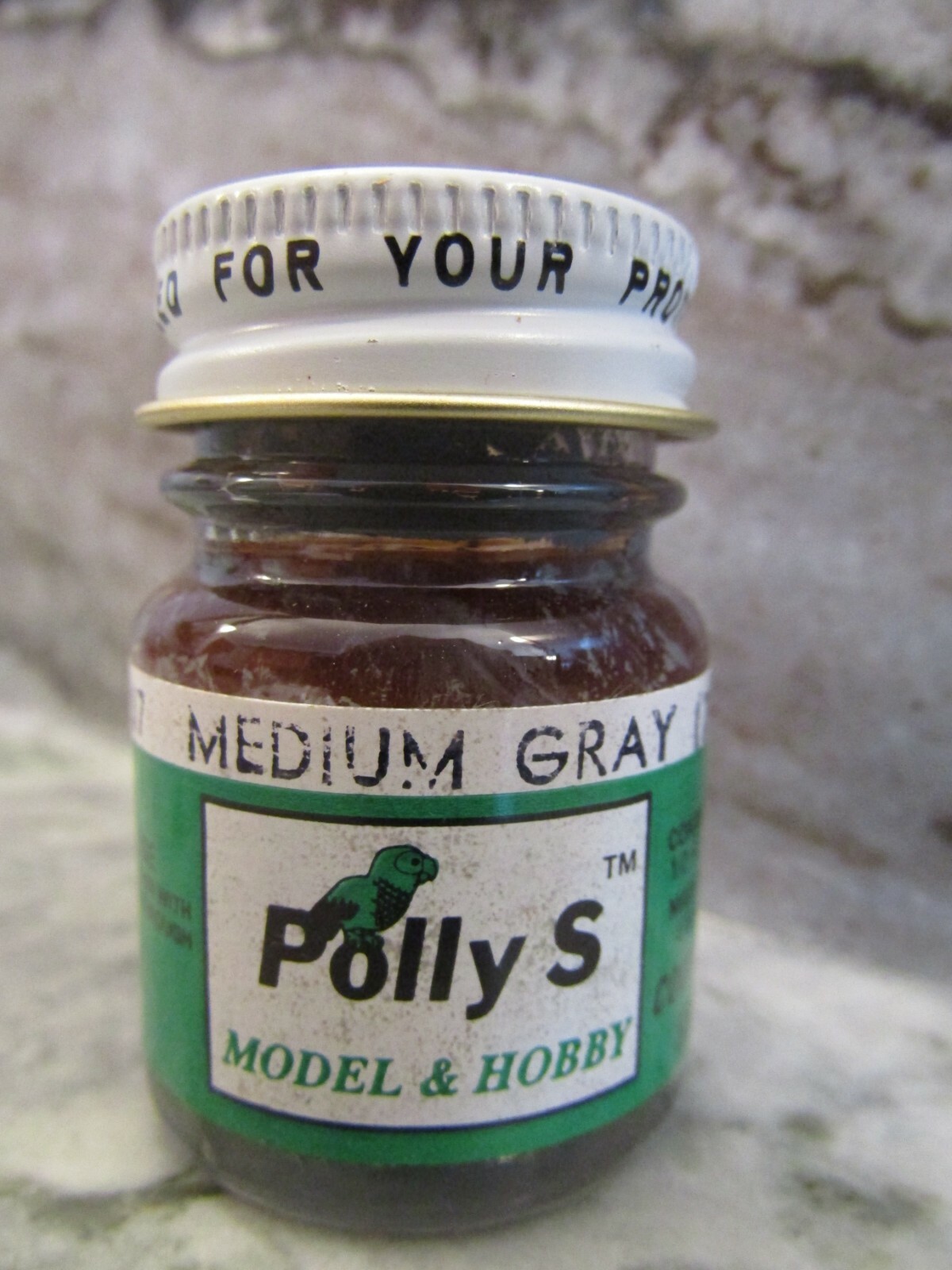 FLOQUIL POLLY S SCALE MODEL and HOBBY COLORS PAINT .5oz MEDIUM GRAY