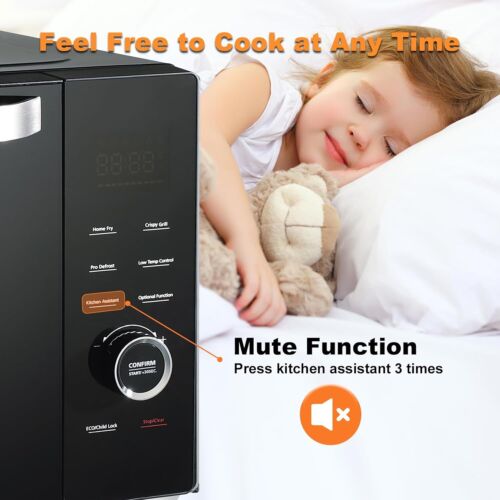 Smad 34L Desktop Microwave Oven Convection and Grill Stainless Steel 1000W - Picture 11 of 12