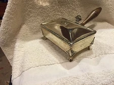 VINTAGE F.B. ROGERS SILVER CO. FOOTED BUTLER SILVERPLATED   