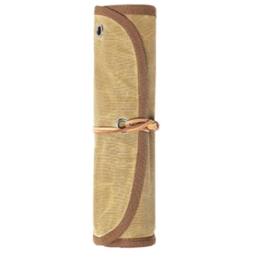 Segeltuch Besteck Aufbewahrungstasche Rollende Bestecktasche Lagerung Camping - Bild 3 von 12
