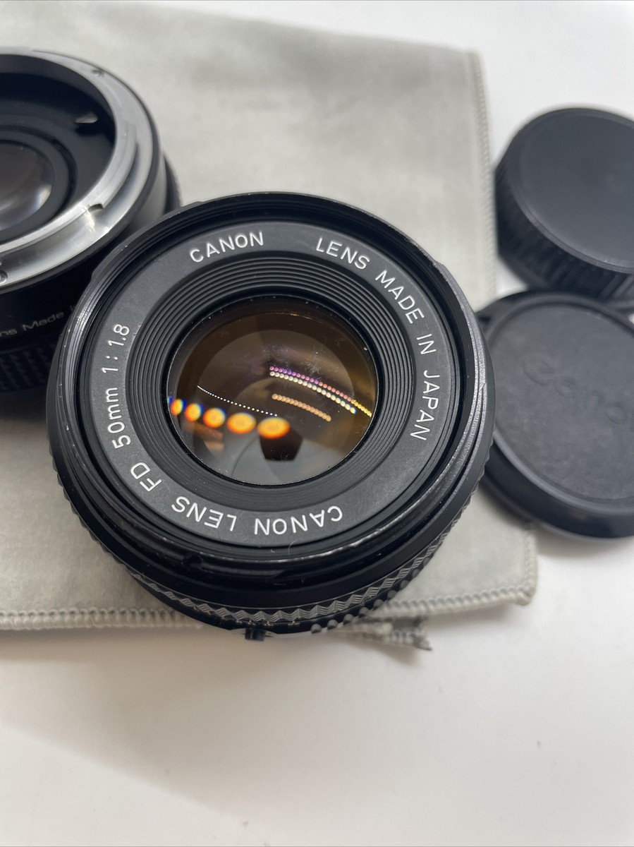 Canon Lens FD 50MM 1:1.8 Lens for FD Mount Canon SLR Film