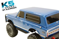 Rear Window Armor guard rail louvers For Traxxas TRX4 K5 Blazer RC Crawler