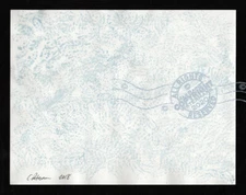 Gray Mist from Sea 2018 C Peterson * Abstract Watercolor Painting minimalist fog