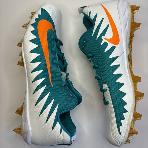 Botines de fútbol para hombre Nike Alpha Menace Pro Low Miami Dolphins talla 13,5 - Imagen 6 de 12