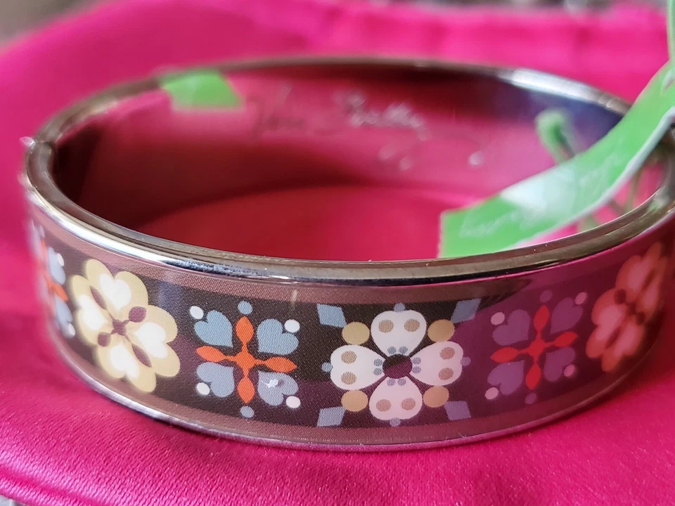 Nova Pulseira Vera Bradley Marrom e Prata Pulseira em Rara e Aposentada " CANYON" - Imagem 2 de 4