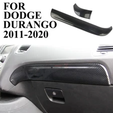 Carbon Fiber Style Dashboard Panel Strip Cover Trim for Dodge Durango 2011-2020