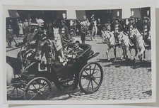 20869 Postcard - visit Victor Emmanuel to Budapest 1937 Savoy