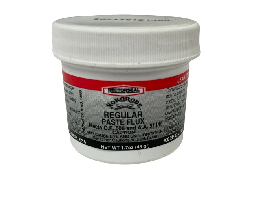 LOTE DE 3 RectorSeal 1.7 OZ Soldadura de pasta regular Flujo sin plomo 14003 Foto 2 de 4