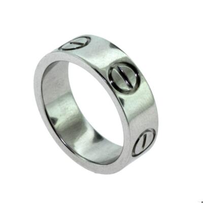 Cartier White Gold Love Ring, Size 47 (4 US) (X-11) | eBay