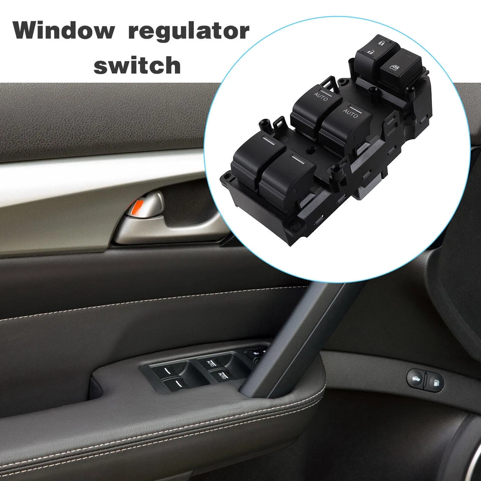 Front Left Driver Side Master Power Window Door Switch For Acura TL 2009-2014 - Imagem 3 de 4