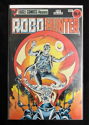 Robo Hunter #4 1984 Eagle Comics 2000 AD Sci Fi Bagged Boarded