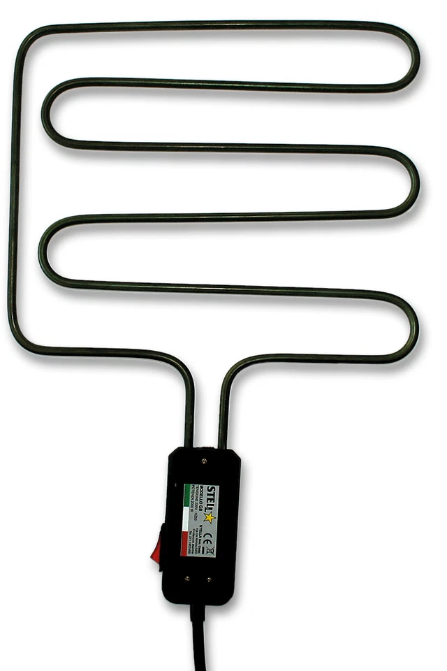 Bistecchiera Griglia Elettrica in Acciaio Inox 2000W con Vassoio Made in Italy - Immagine 4 di 4