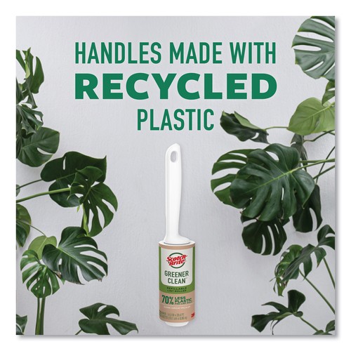 Greener Clean Lint Roller, 4" x 29.4 ft, 70 Sheets/Roller - Bild 4 von 4