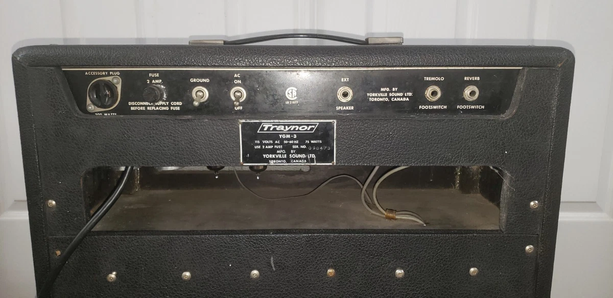 Vintage Traynor YGM 3 Guitar Mate Reverb Tube Combo Amplifier Tremolo Reverb YGM