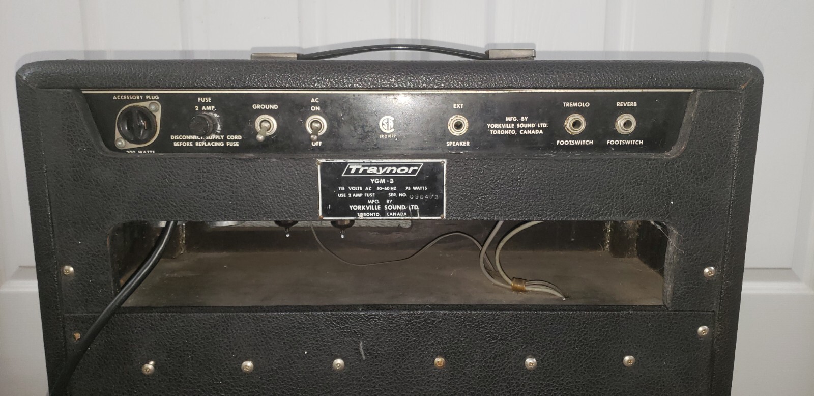 Vintage Traynor YGM-3 Guitar Mate Reverb Tube Combo Amplifier Tremolo Reverb YGM - Picture 2 of 9