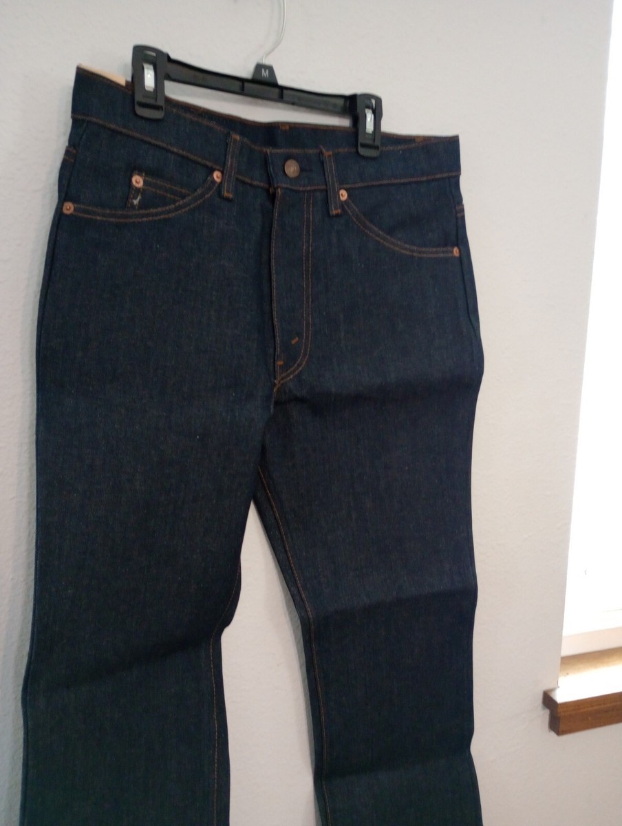 NWT Mens Levis 317 Blank Orange Tab Bootcut Dark Blue jeans