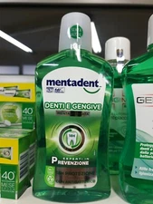 6 pieces Mentadent mouthwash 18h protection with antibacterial
