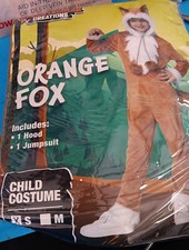 Spooktacular Creations Kids Orange Fox Costume  Small NIP Free Shipping
