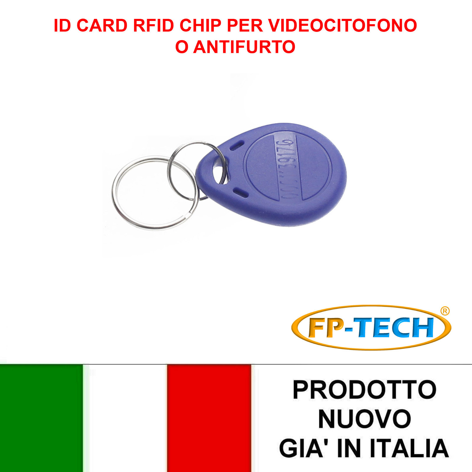 ID CARD RFID NFC PER CONTROLLO ACCESSI VIDEOCITOFONO ANTIFURTO 13.56MHz