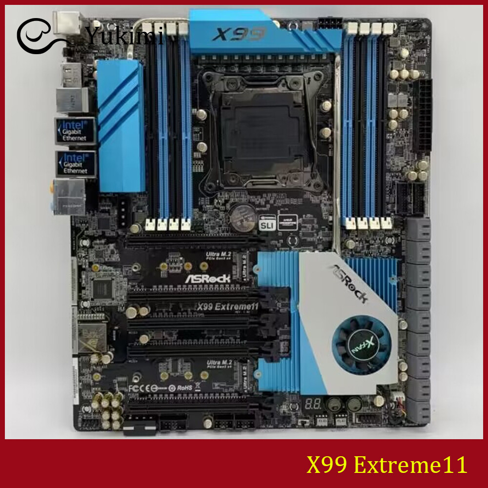 FOR ASROCK X99 Extreme11 LGA 2011-3 DDR4*8 128GB EATX Motherboard