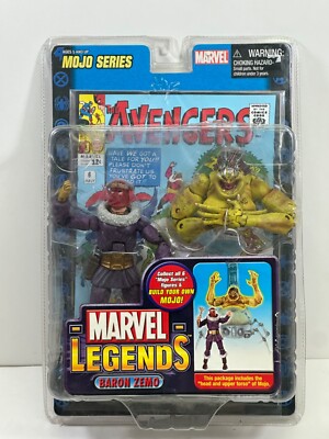 Marvel Legends Baron Zemo Mojo Series Toybiz 2006 MASK ON SEALED NEW IN BOX ML13