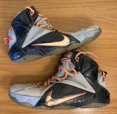 Nike Lebron 12 XII Easter Aluminum Sunset Size 8.5 Sneakers