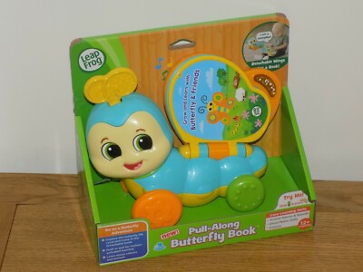 Leap Frog - Pull Along Butterfly Book - BRAND NEW