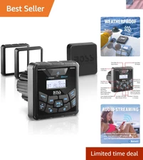 Marine Gauge Receiver - Bluetooth, Digital Media MP3 Player, No CD Player, US...